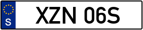 Truck License Plate